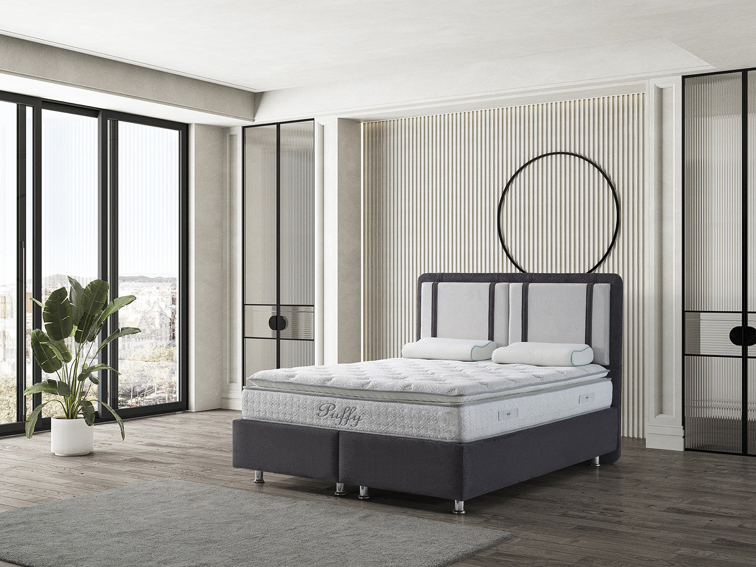 Puffy box spring discount