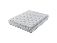 Design Puffy Bett, Boxspringbett inkl Matratze