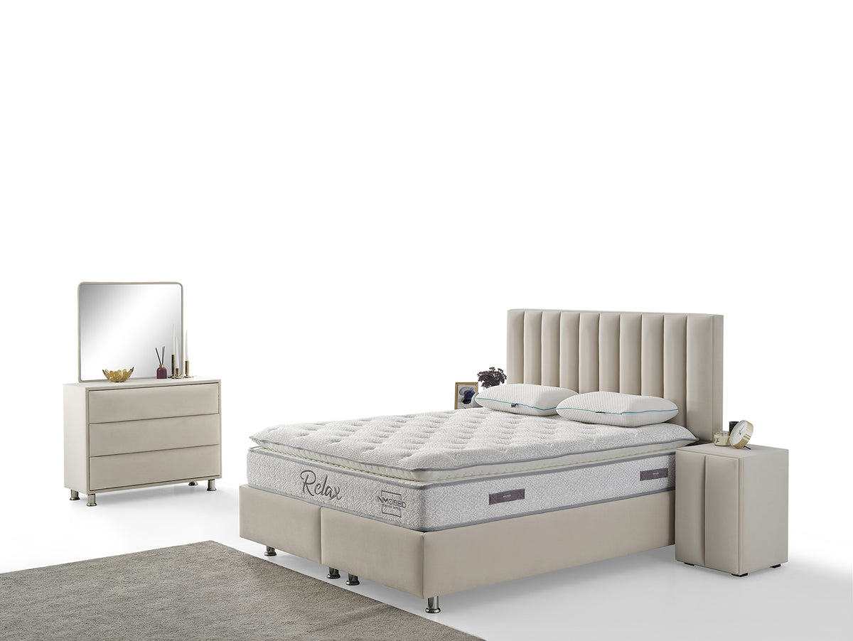 Design Relax Bett, Boxspringbett inkl Matratze