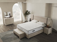 Design Roza Bett, Boxspringbett inkl Matratze