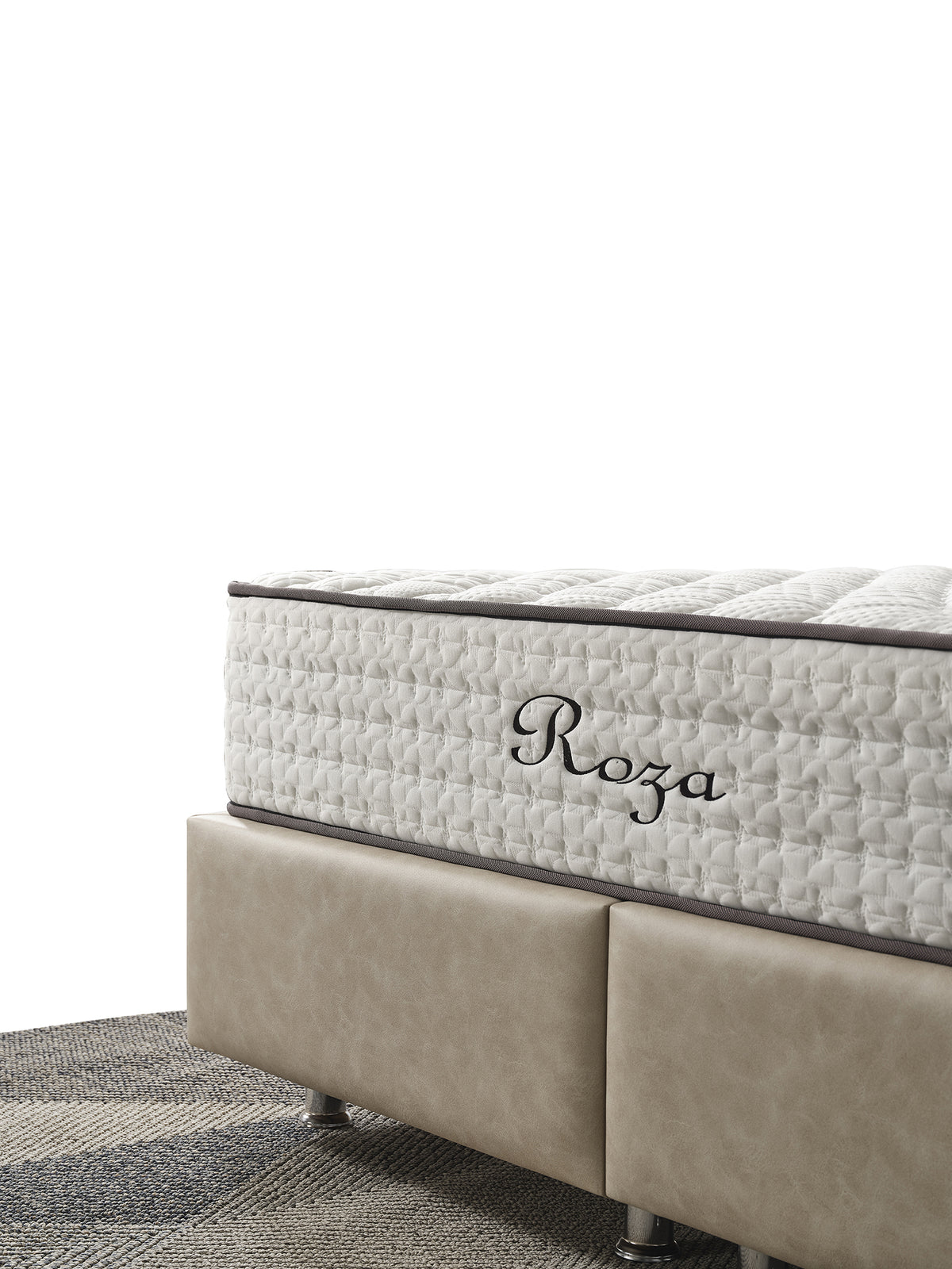 Design Roza Bett, Boxspringbett inkl Matratze