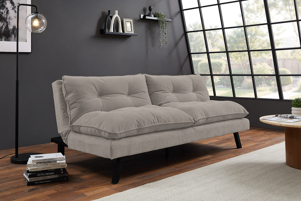 Chesterfield 2 seater sofa 150cm antique brown with button stitching and spring core