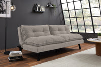Chesterfield 2 seater sofa 150cm antique brown with button stitching and spring core