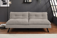 Chesterfield 2 seater sofa 150cm antique brown with button stitching and spring core