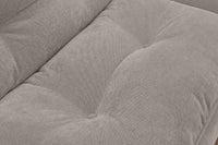 Chesterfield 2 seater sofa 150cm antique brown with button stitching and spring core