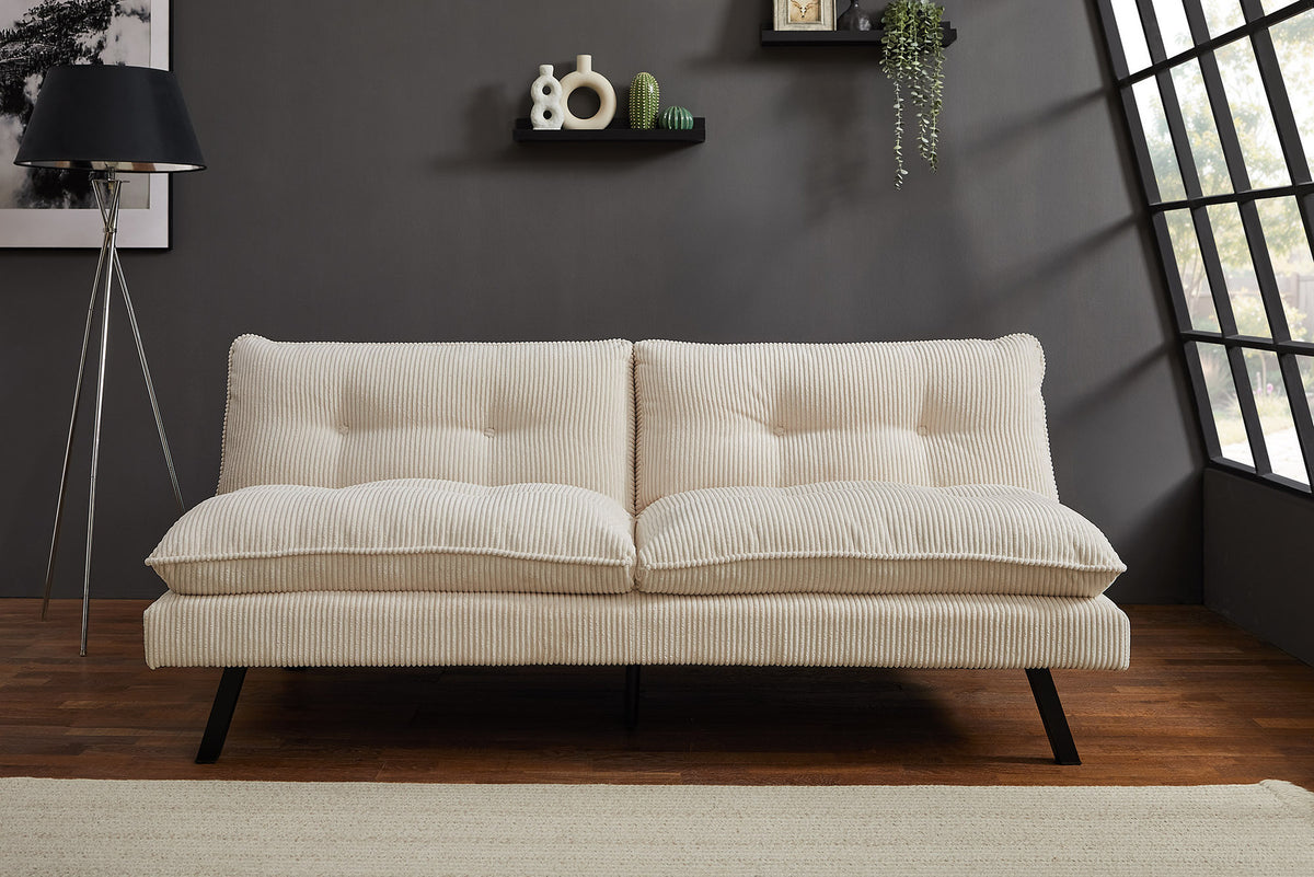 Chesterfield 2 seater sofa 150cm antique brown with button stitching and spring core