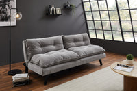 Chesterfield 2 seater sofa 150cm antique brown with button stitching and spring core