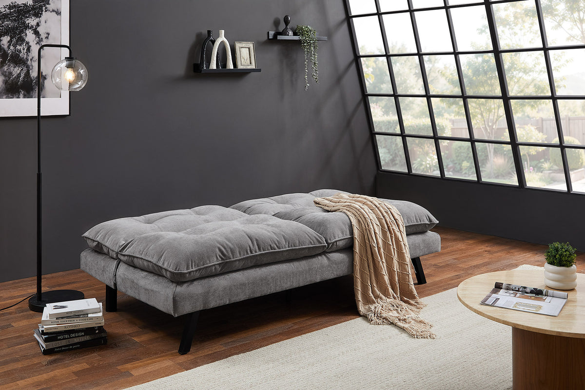 Chesterfield 2 seater sofa 150cm antique brown with button stitching and spring core