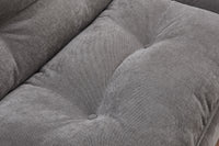 Chesterfield 2 seater sofa 150cm antique brown with button stitching and spring core