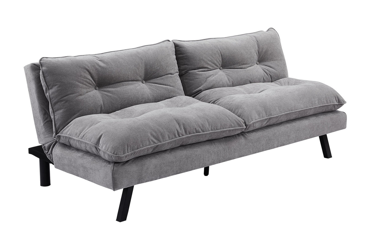 Chesterfield 2 seater sofa 150cm antique brown with button stitching and spring core