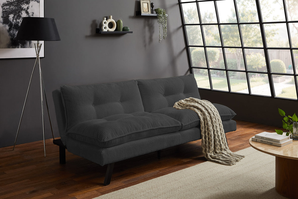 Chesterfield 2 seater sofa 150cm antique brown with button stitching and spring core