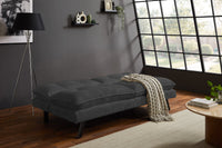 Chesterfield 2 seater sofa 150cm antique brown with button stitching and spring core