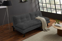 Chesterfield 2 seater sofa 150cm antique brown with button stitching and spring core