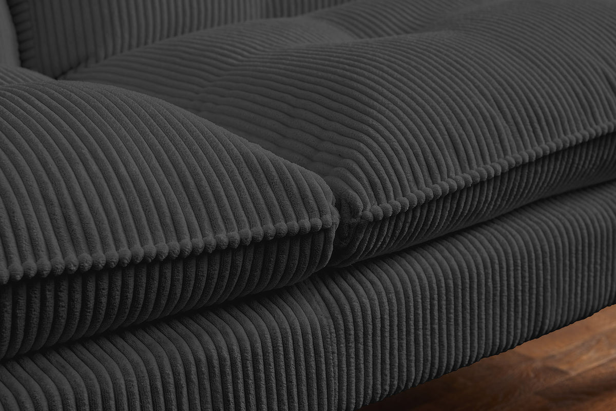 Chesterfield 2 seater sofa 150cm antique brown with button stitching and spring core