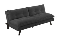Chesterfield 2 seater sofa 150cm antique brown with button stitching and spring core