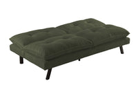 Chesterfield 2 seater sofa 150cm antique brown with button stitching and spring core