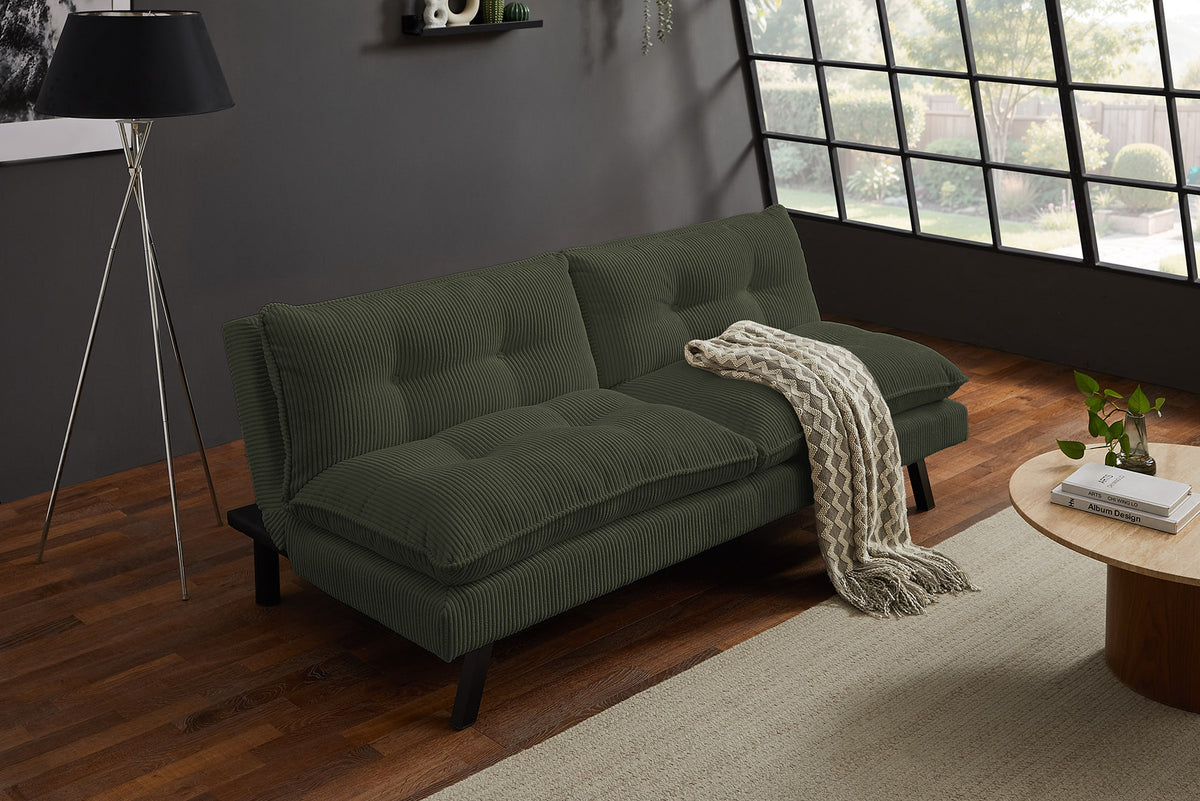 Chesterfield 2 seater sofa 150cm antique brown with button stitching and spring core