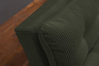 Chesterfield 2 seater sofa 150cm antique brown with button stitching and spring core