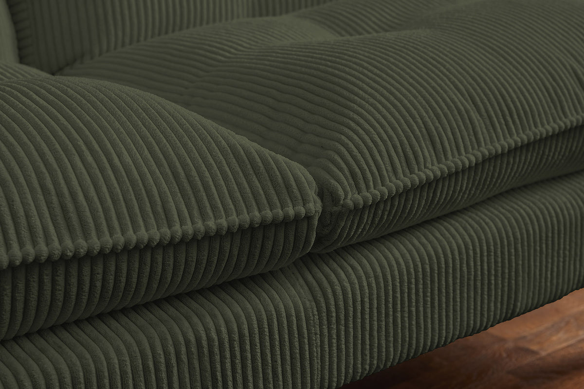 Chesterfield 2 seater sofa 150cm antique brown with button stitching and spring core