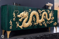AMAZONAS solid sideboard 160cm mango wood natural front design