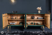 AMAZONAS solid sideboard 160cm mango wood natural front design