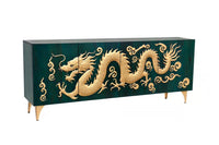 AMAZONAS solid sideboard 160cm mango wood natural front design