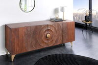 AMAZONAS solid sideboard 160cm mango wood natural front design