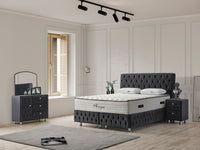 Design Saphira Bett, Boxspringbett inkl Matratze