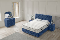 Design Saphira Bett, Boxspringbett inkl Matratze