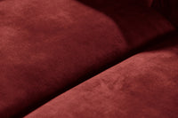 CHESTERFIELD Barock Sofa  205cm Samt Federkern Knopfheftung 3-Sitzer Couch