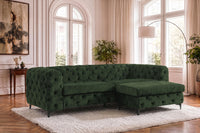 Chesterfield Sofa MODERN BAROCK 235cm Samt 3-Sitzer Couch Federkern