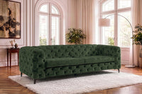 Chesterfield Sofa MODERN BAROCK 235cm Samt 3-Sitzer Couch Federkern