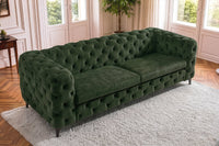 Chesterfield Sofa MODERN BAROCK 235cm Samt 3-Sitzer Couch Federkern