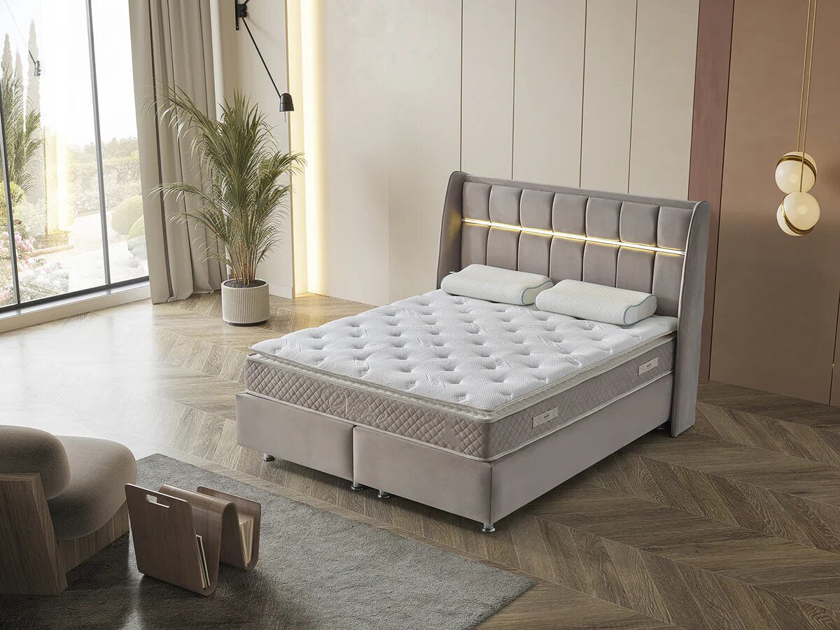 Design Vital Bett, Boxspringbett inkl Matratze