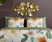 Descanso Satin Duvet Cover "Annabelle" - ECRU - Dubbele instopflap