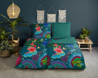 Glück Percal Duvet Cover "Mandy" - Multi - Rits