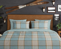 Guten Morgen Flanellen Duvet Cover "Jacco" - Multi - Dubbele instopflap