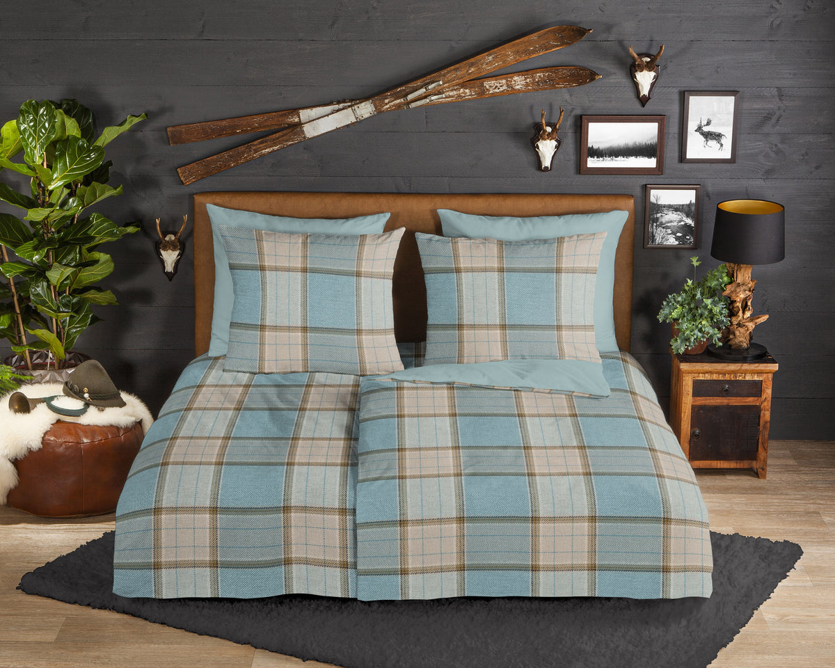 Guten Morgen Flanellen Duvet Cover "Jacco" - Multi - Rits