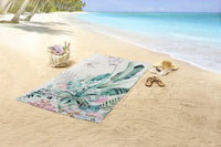 BeachTowel Poly Velours Guten Morgen Multi - Gesloten