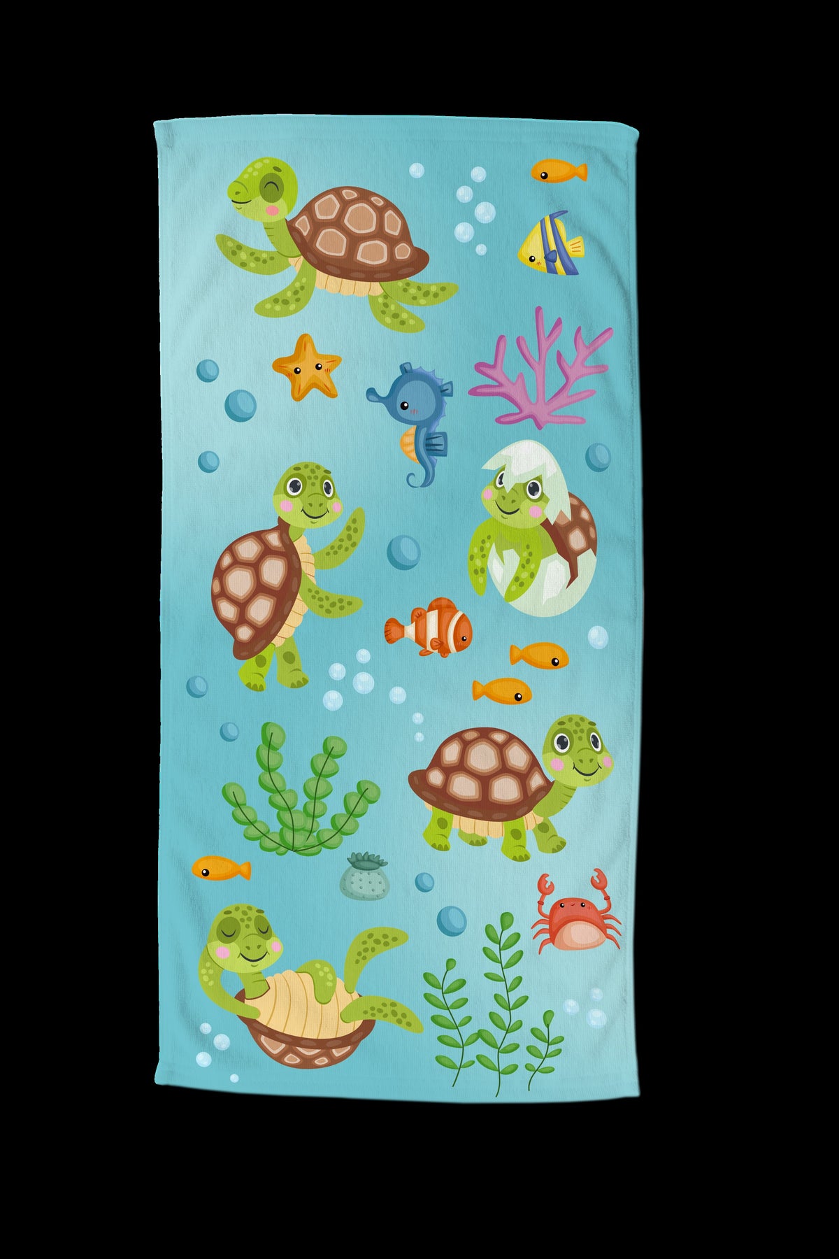 BeachTowel Poly Velours Kinder Guten Morgen Multi - Gesloten