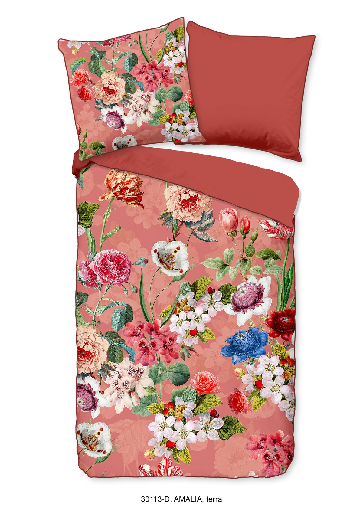 Descanso Satin Duvet Cover "Amalia" - Terra - Rits