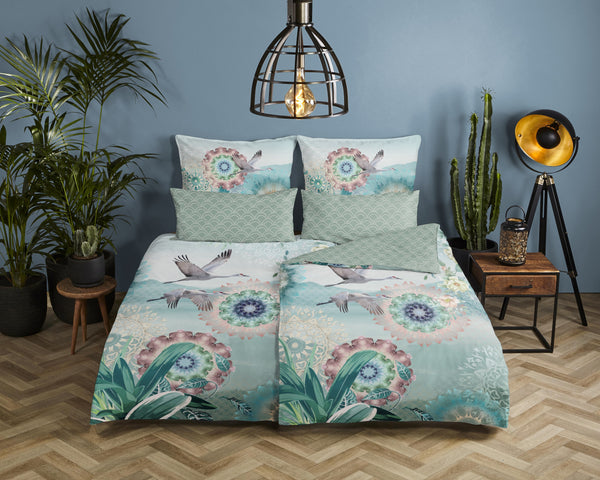 Hip Satin Duvet Cover "Kimora" - Multi - Rits