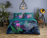 Hip Satin Duvet Cover "Zehra" - Multi - Dubbele instopflap