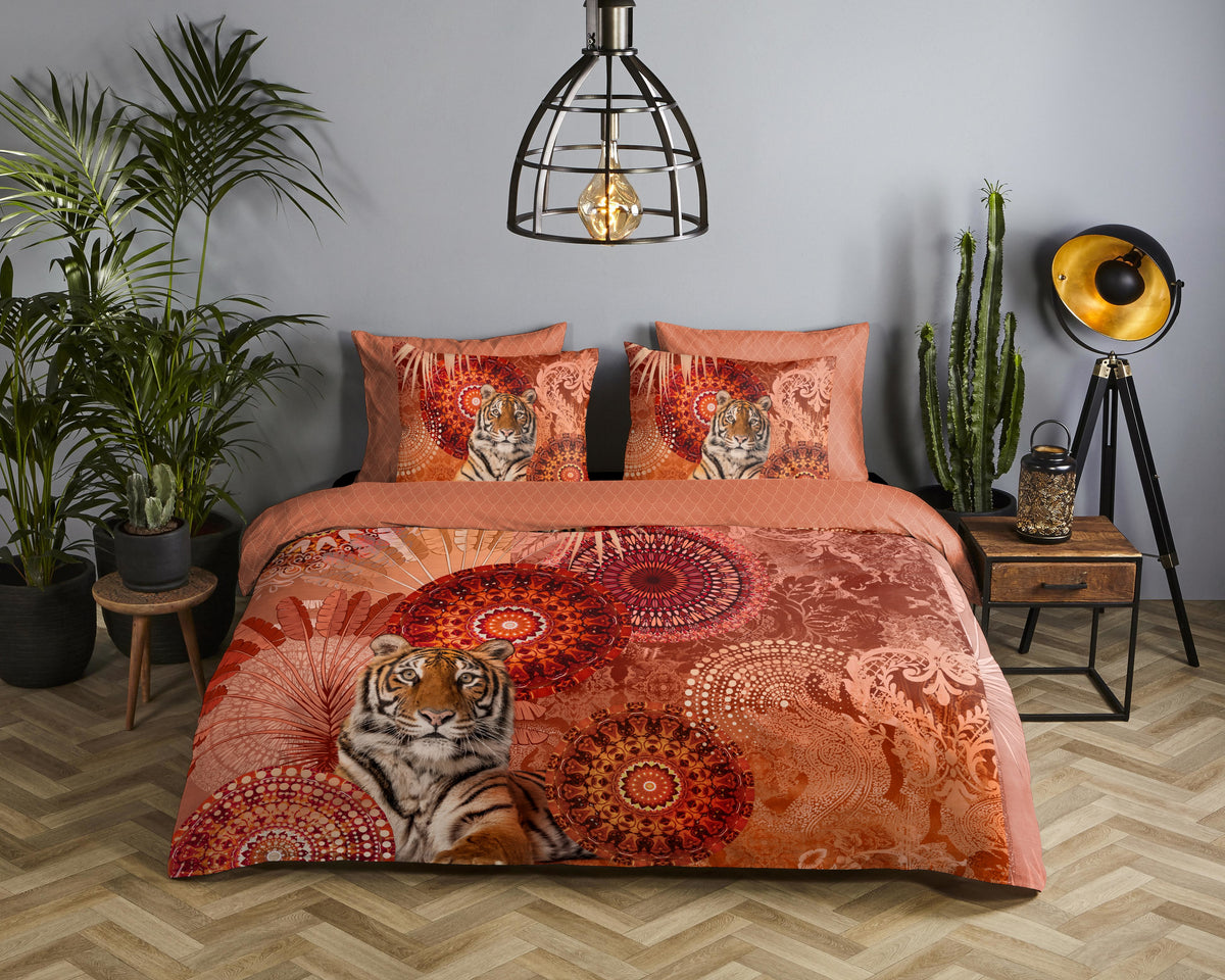 Hip Satin Duvet Cover "Anakin" - Terra - Dubbele instopflap