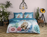 Hip Satin Duvet Cover "Kolya" - Multi - Dubbele instopflap