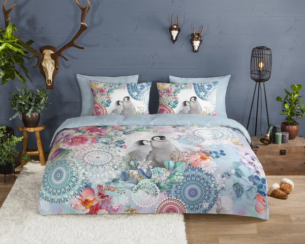 Hip Flanellen Duvet Cover "Rachna" - Multi - Dubbele instopflap