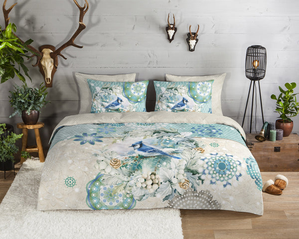 Hip Flanellen Duvet Cover "Camunda" - Multi - Dubbele instopflap