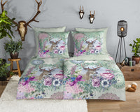 Hip Flanellen Duvet Cover "Romini" - Multi - Rits