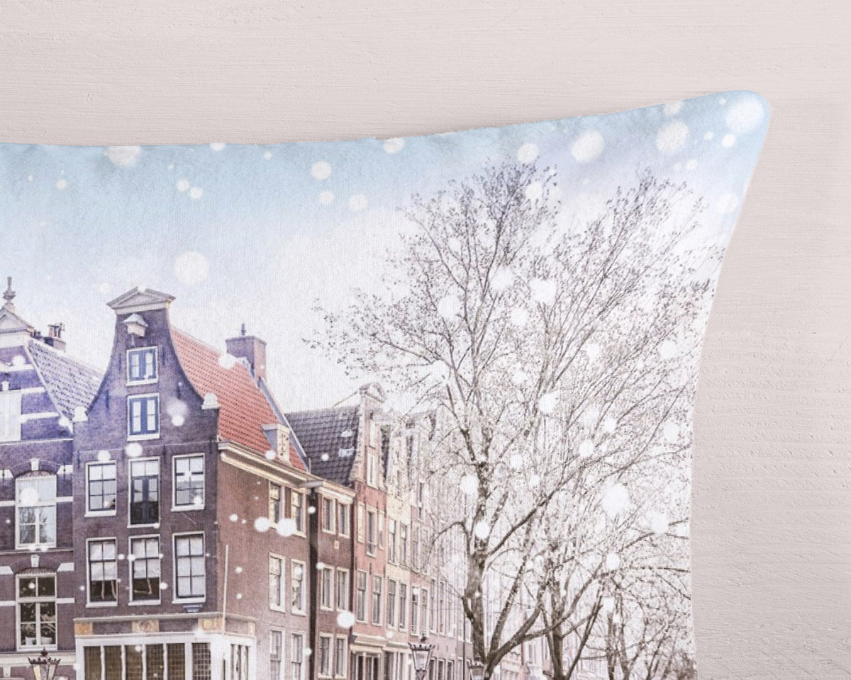 Guten Morgen Flanellen Duvet Cover "Amsterdam" - Multi - Dubbele instopflap