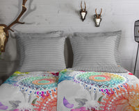 Hip Flanellen Duvet Cover "Ivrea" - Multi - Dubbele instopflap